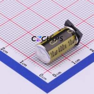 Condensateur électrolytique en aluminium SMD VKMD1652G100MV, SMD, D8xL16.5mm 10uF 20% 400V 270mA-100kHz - Product Image 1