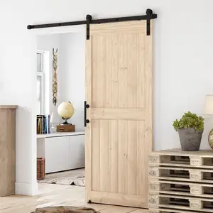 6.6ft Barn Door With Installation Kit