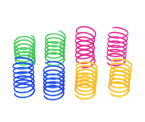 Giocattolo per Gatti a Molla a Spirale in Plastica Resistente, Set da 12 Pezzi, Colorato, Interattivo, per Mantenere i Gatti in Forma e Passare <span class=keywords><strong>il</strong></span> Tempo - Product Image 3