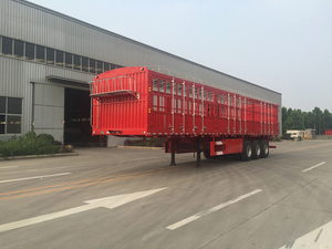Semi-remorque pour le transport de bétail News Fence SINO 4 essieux 60 tonnes certifiée, prix usine, longue durée de vie - Product Image 5