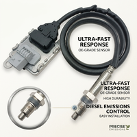 Sensor de NOx de ajuste directo TB 12V A0081531228 para Freightliner Detroit DD13 DD15, monitor de emisiones EPA17, 12 meses de garantía