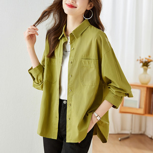 Factory Direct Sales Cotton Women's Shirt Women's Long Sleeve 2026 Spring New Commuting Elegant Top Stylish Shirt - Product Image 1