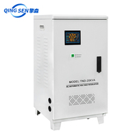 Régulateur de tension automatique numérique monophasé TND-20K 20KVA avec affichage LED, bobine en cuivre, type servo, en matériau PC, vente en gros
