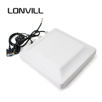LONVILL Antenne circulaire 7dBi à longue portée Lecteur UHF Weigand Carte RFID Entrepôt Lecteur UHF USB Weigand
