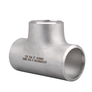 Raccord en T en acier inoxydable multi-tailles à installation rapide pour la <span class=keywords><strong>plomberie</strong></span> résidentielle et commerciale - Product Image 1