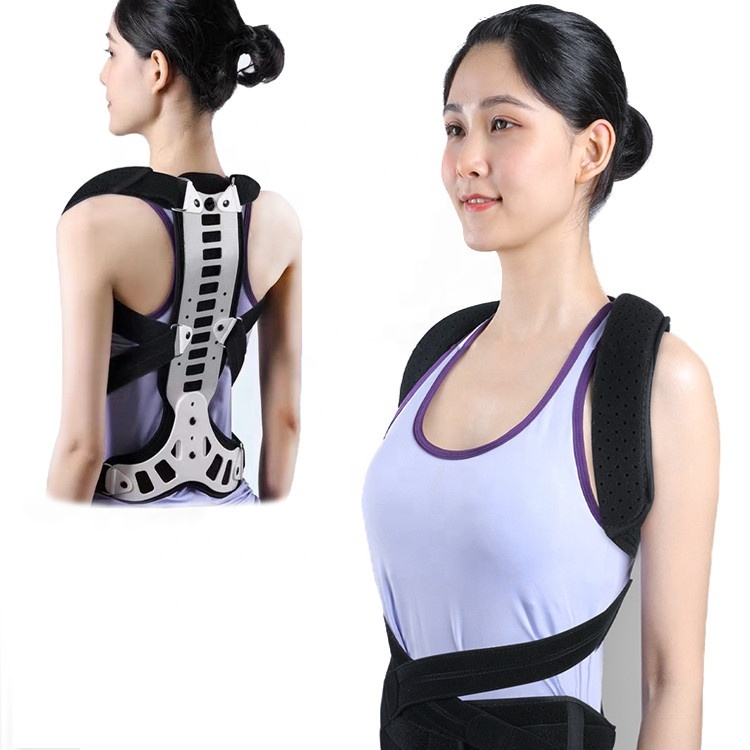 TJ017 Adjustable length universal back supporter back corrector in fitness safety