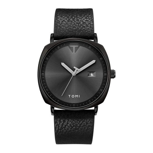 OEM Accept TOMI 093 Quartz Watch Fashion Casual Simple Men's Leather Minimalist Watches Male Versatile Watch Reloj