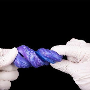 Anillo para Pene de Silicona Líquida con Estimulación de Tentáculos de Pulpo YC-2521, Conjunto de Pulsera Erótica, Anillo Peneano y Anillo Escrotal, Juguete Sexual - Product Image 5