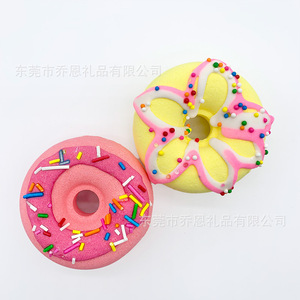 Bombe de bain personnalisée en forme de donut 110g, hydratante, pour le bain - Product Image 4