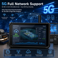 XMH32 Tablet Android Tangguh 10.1 Inci 5G 9800mAh IP68 dengan RTK GNSS Sentimeter untuk Survei GIS Pengumpul Data PDA