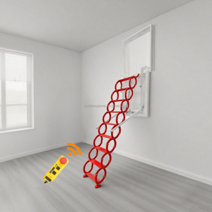 <span class=keywords><strong>Prix</strong></span> bas Facile Pliant Sur Mesure Rétractable Tirable Vers Le Bas Télescopique Vertical Loft Échelle <span class=keywords><strong>Grenier</strong></span> Porte D'accès Avec Échelle - Product Image 1