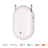 Robot de rideau intelligent Tuya Zigbee, application de contrôle à distance, ouverture et fermeture des rideaux à tringle romaine