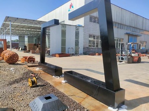 Luxury Garden Ornament Waterfall Customized Size Steel Water Feature - Product Image 5