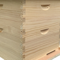 Heißer Verkauf: Langstroth National Bienenstock, zweilagig, 8/10 Rähmchen, Holz-Bienenstock mit 1 Jahr Garantie – Neu für Imkerei und landwirtschaftliche Nutzung