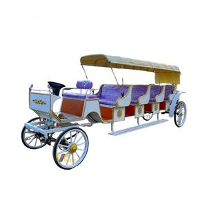 รถม้าไฟฟ้า 10 ที่นั่งสำหรับสถานที่ชมวิว รถม้าไฟฟ้าดีลักซ์สำหรับขาย/รถบักกี้ไฟฟ้ารุ่นใหม่สุดยอดเยี่ยม - Product Image 1