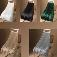 Vente en gros de robes élégantes décontractées pour femmes en polyester antibactérien, taille plus, longueur cheville, pour l'été