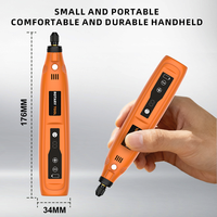 Ponceuse électrique légère à huit vitesses 2000 mAh, petite ponceuse à ongles portative 20000 tr/min 5V personnalisable