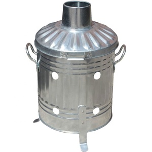 90L galvanizli çelik yanık varil çöp tenekesi bahçe çöp yakma bin Metal bahçe yakma Can bahçe atık yakma makinesi - Product Image 6