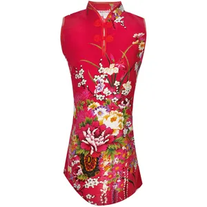 Fabrika fiyat çin geleneksel Cheongsam Qipao elbise çocuklar için