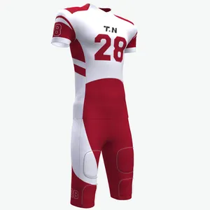 Digital Sublimation Printing Quick Dry Mesh American Football Jersey Wholesale Custom Mens American Soccer Jersey