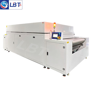 Cam Yüzey Kürleme İçin Özel Endüstriyel Tünel Fırın, Cam Kaplama/Yapıştırıcı Kurutma ve Kürleme İçin Sürekli Konveyörlü Fırın - Product Image 1