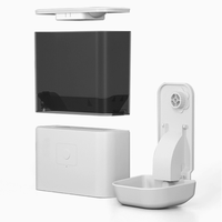 Distributeur automatique de nourriture pour animaux de compagnie avec logo personnalisé, alimenté par batterie portable de 2,3 L, avec WiFi pour chiens, chats, hamsters, nourriture sèche