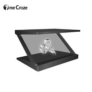 Prix d'usine – Vitrine pyramide holographique 3D, projecteur d'images vidéo LCD, équipement holographique OEM pour salle d'exposition - Product Image 3