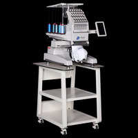 Fuja Home Use Numérique Domestique Tête Unique 12 Aiguilles Informatisé Chapeau Machine À Broder