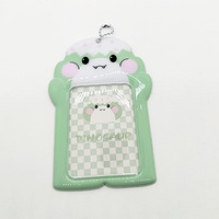 Lindo Porta Tarjetas de PVC con Forma Personalizada, Porta Tarjetas de Estudiante con Diseño de Ídolos Kpop, Llavero de PVC