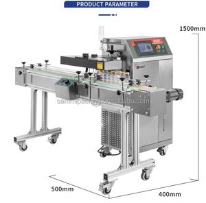 Máquina Automática de Sellado por Inducción Electromagnética para Botellas de Café en Polvo con Lámina de Aluminio Continua - Product Image 6