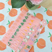 Tuiles de Mahjong en Acrylique Rose de Haute Qualité, Couleur Unie, Résistantes à l'Eau, Motif Créatif de Clown de Dessin Animé, Jeu Décontracté Exquis