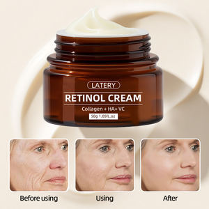 Crème au rétinol à effet réel, marque privée, collagène, acide hyaluronique, vitamine C, anti-âge, raffermissante, lissante, hydratante <span class=keywords><strong>pour</strong></span> le <span class=keywords><strong>visage</strong></span> - Product Image 4