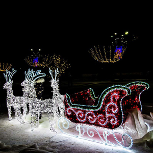Decoración Navideña para Exteriores, Carruaje de <span class=keywords><strong>Cenicienta</strong></span> Iluminado de Tamaño Real con Luces Navideñas - Product Image 6
