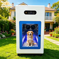 Machine à laver et à sécher pour animaux domestiques (chiens, chats, moutons) en acier inoxydable 110-240V, utilisation en salle de bain ZCD8803M