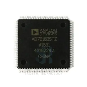 AD7616BSTZ AD7616 ADCアナログ-デジタル交換チップLQFP80新品集積回路BOMワンストップAD7616 AD7616BSTZ