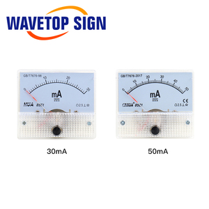 WaveTopSign HUA Ampe Kế 30mA 50mA 85C1 DC 0-50mA Analog Amp Bảng Điều Chỉnh Hiện Tại Meter - Product Image 2