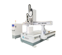 Routeur à bois CNC 4 axes 1325 1530 ATC pour contreplaqué, mousse d'aluminium, pierre EPS, machine CNC pour le travail du bois