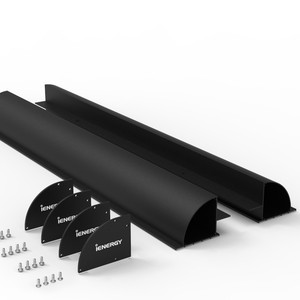 Support de montage solaire IENERGY 350 mm en aluminium anodisé pour installation sur toit de camping-car ou bateau - Product Image 2