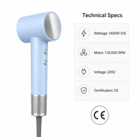 Ensemble de sèche-cheveux ioniques professionnels pour hôtel |   Logo personnalisé, diffuseur inclus |   Utilisation en voyage et en salon |   Fournisseur OEM