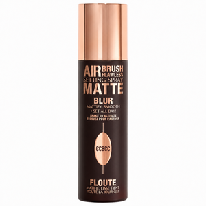 Matte Airbrush Effect Makeup Setting <b>Spray</b> Oil Control Blur Pores Waterproof Long Lasting Face Mist Alcohol-Free Black Bottle - Product Image 3