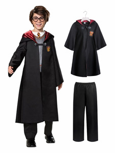 XJ Costume da Mago di <span class=keywords><strong>Harry</strong></span> <span class=keywords><strong>Potter</strong></span> per Giochi di Ruolo - Mantello Versione Magica per Spettacoli - Product Image 3