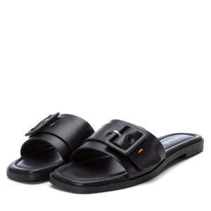 Refresh Women's Black <b>Slipper</b> 171961 Low Heel Flat Sandals - Product Image 3
