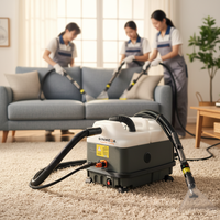 SINMEDA EB-9S Versión de Vapor Máquina Eléctrica de Limpieza de Alfombras a Vapor y Agua Caliente, Extractor, Lavadora de Coches Rotativa, Componentes - Bomba y Motor
