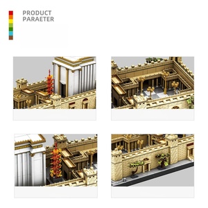 Bloques de Construcción de Plástico ABS, Juguete de Construcción del Templo de Jerusalén, Compatible con Partículas Pequeñas, Ensamblado, OEM, Venta al por Mayor - Product Image 3