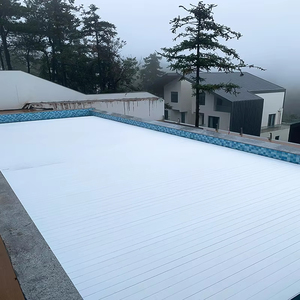Couverture automatique de <span class=keywords><strong>piscine</strong></span> de natation de sécurité d'hiver gonflable de tissu renforcé de PVC - Product Image 1