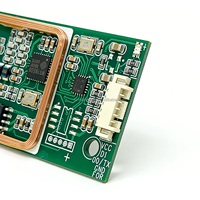 Módulo Lector de Tarjetas RFID/ICID de Doble Frecuencia (13.56MHz/125kHz) 7941D con Puertos UART y Wiegand, Placa de Desarrollo DC 5V, Nuevo
