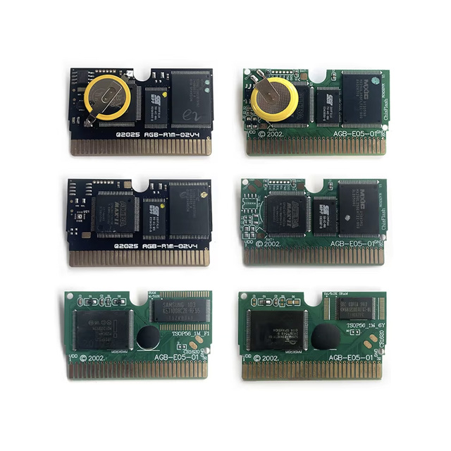 Customized Game Card Ic Double Ic Save Rtc Real Clock Flash Cart Game Cartridge for GBA
