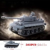 QuanGuan100062-100302 MOC Serie de Tanques Pesados, Figuras de Ciudad, Armas, Panther Brick, Regalos para Niños, Sets de Bloques de Construcción