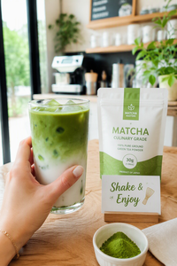 Poudre de Matcha de Qualité Culinaire Style Japonais, Thé Vert Biologique Cultivé en Ombre, Carton de 25 kg pour Vente en Gros, Boulangeries et Smoothies - Product Image 4