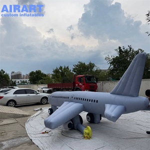 Grand modèle d'avion civil gonflable de simulation, avion gonflable imprimé sur mesure, avion gonflable pour spectacle aéronautique - Product Image 1